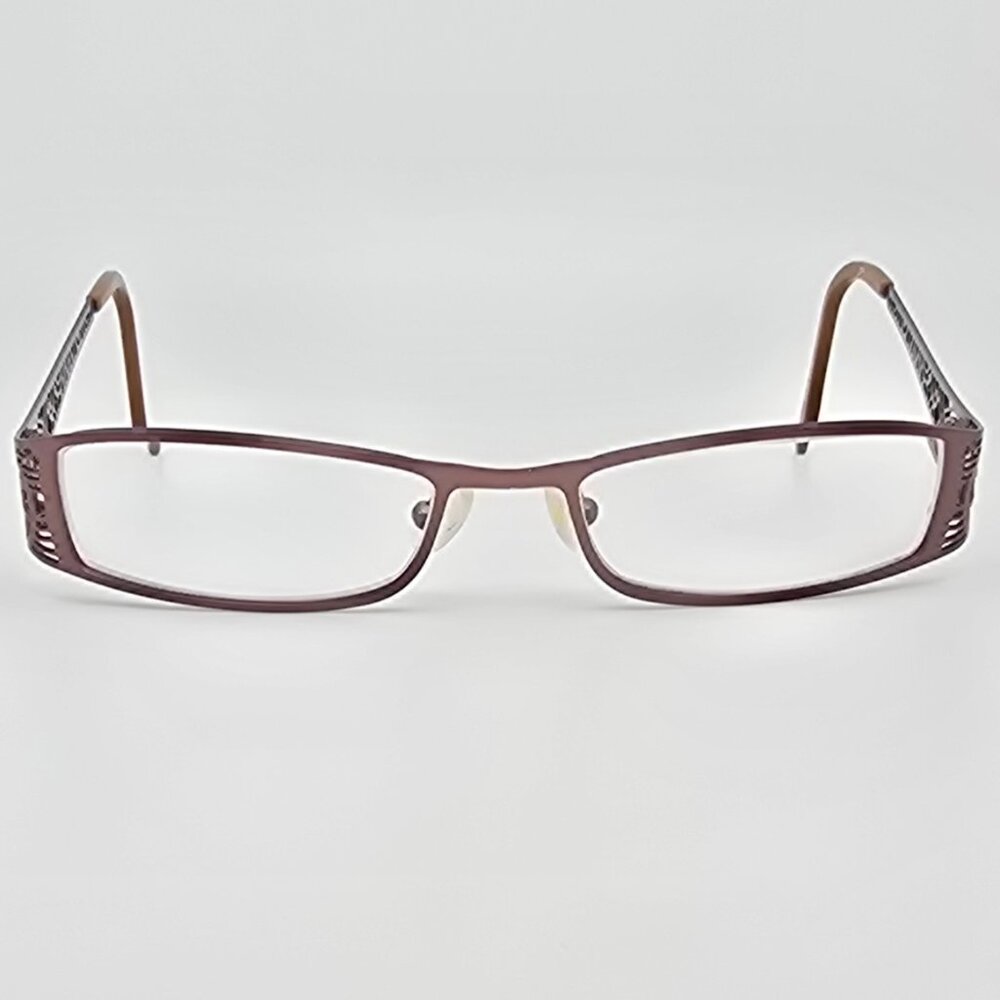 Salsa SA902 Brown Rectangular Eyeglasses Frame 50… - image 2